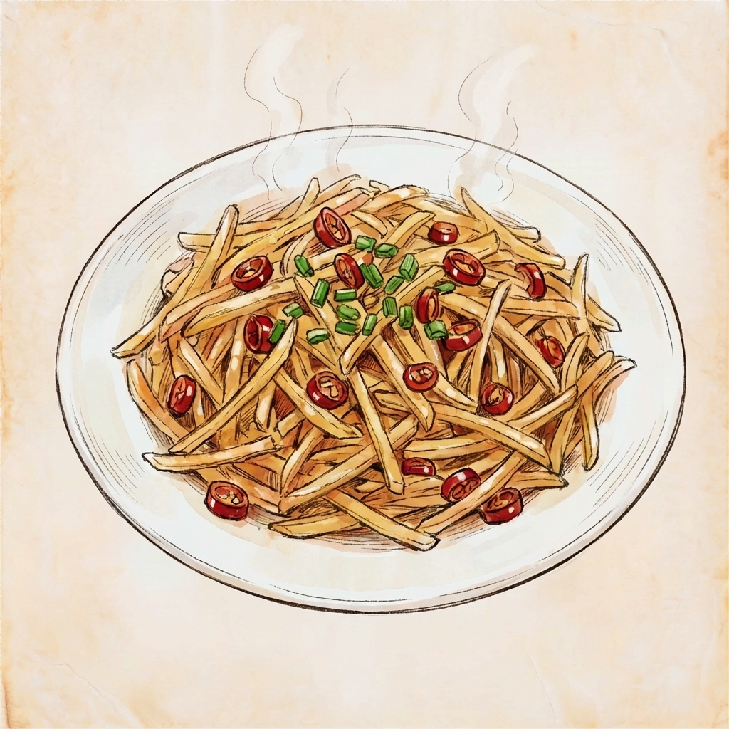 Sour & Spicy Shredded Potatoes